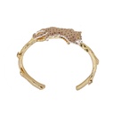 Leopard Gold Plated Jewelry Enamel Bracelet