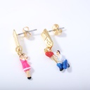 Paris Lover Propose Enamel Earrings