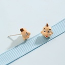 Fairy Tale Boy Enamel Earrings Jewelry Stud Earrings