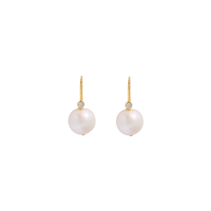 Baroque Pearl Drop Hook Earrings