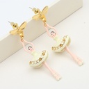 Ballet Girl Beauty Enamel Dangle Earrings