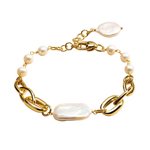 Baroque Freshwater Pearl Statement Bracelet