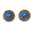 Stone Vintage Retro Stud Earrings