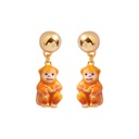 Monkey Enamel Earrings Jewelry Stud Earrings